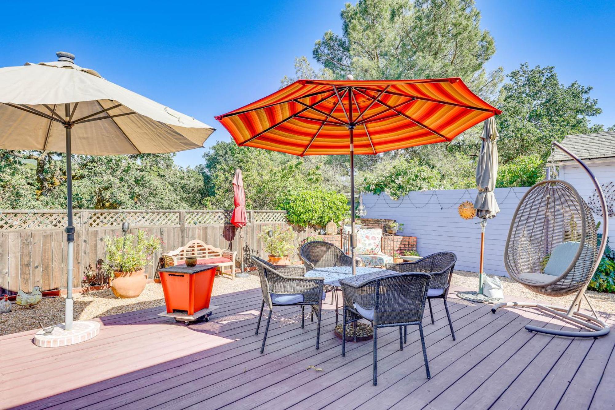 Romantic Casita With Garden And Deck 2 Miles To Plaza! Sonoma Bagian luar foto